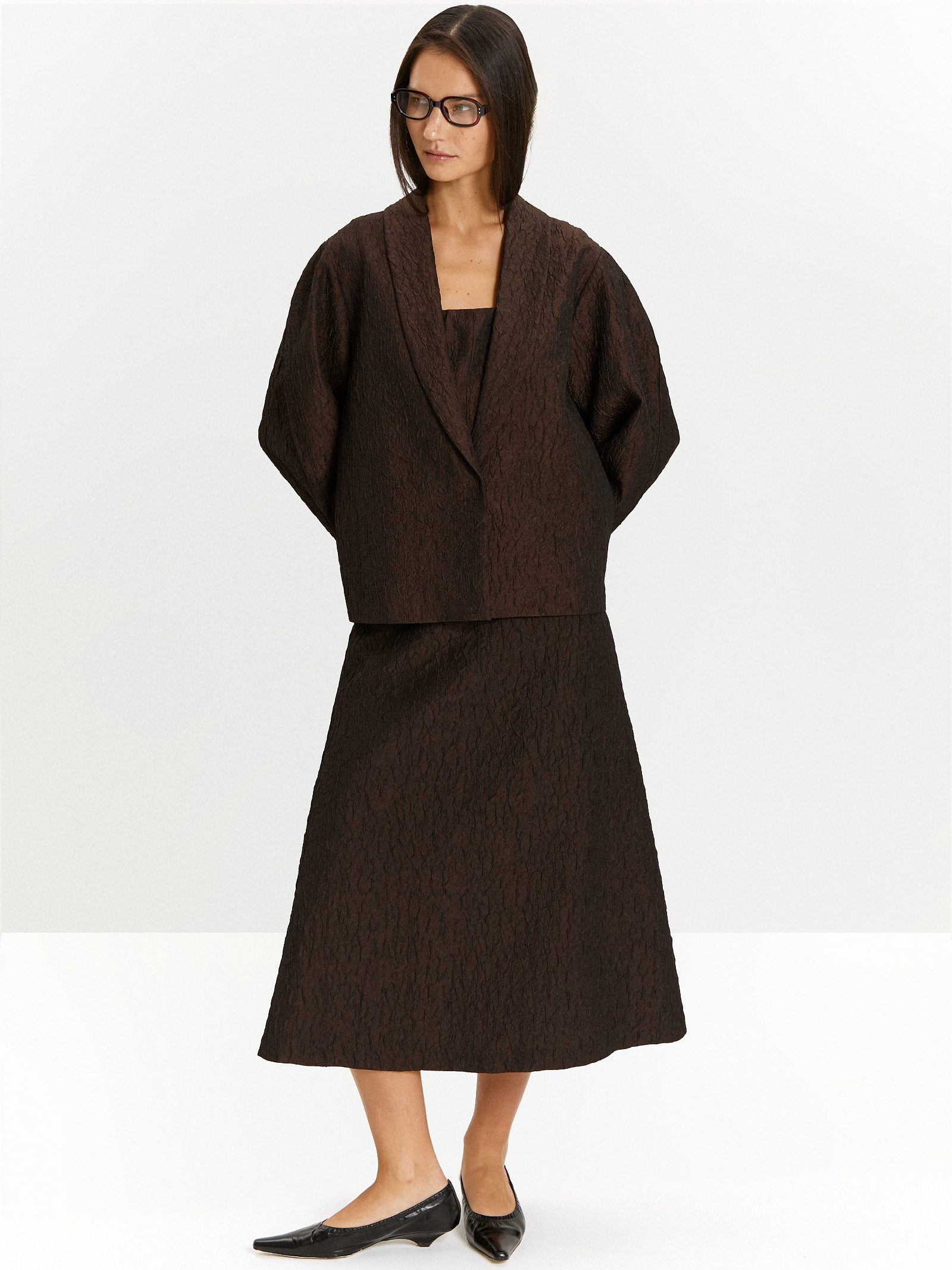 Жакет прямого кроя